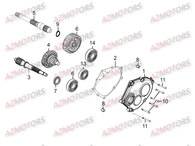 Transmission KYMCO Pièces Scooter Kymco DINK STREET 300 I ABS EURO III[AVEC WARNING]

