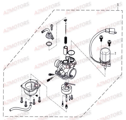 CARBURATEUR AZMOTORS DL502