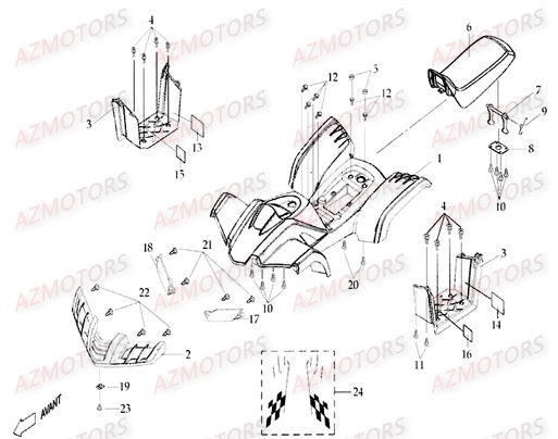CARROSSERIE SELLE AZMOTORS DL502