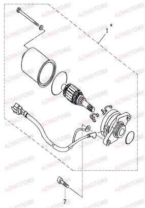 DEMARREUR AZMOTORS DL502