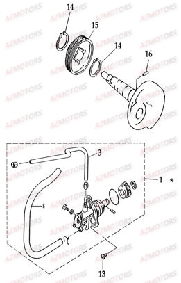 POMPE A HUILE AZMOTORS DL502