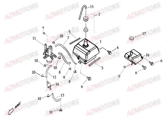 RESERVOIRS AZMOTORS DL502