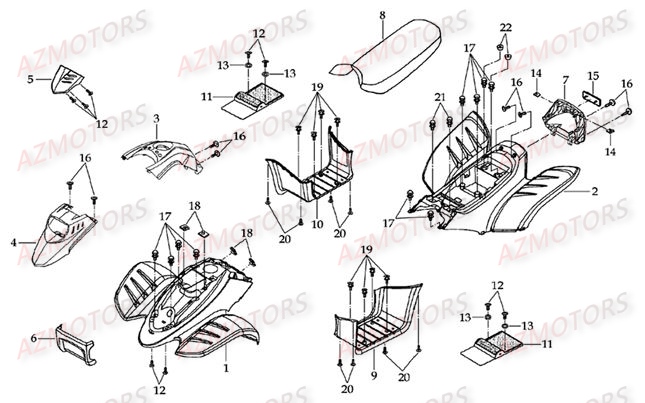 CARROSSERIE SELLE AZMOTORS DL601