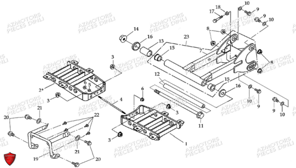 ENSEMBLE BRAS OSCILLANT DINLI DL601