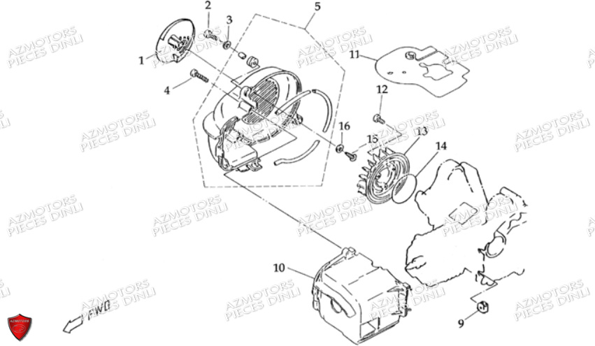 ENSEMBLE CARTER DE REFROIDISSEMENT DINLI DL601