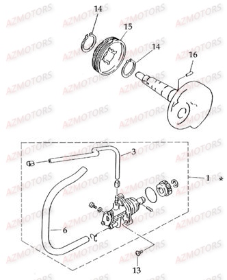 POMPE A HUILE AZMOTORS DL601