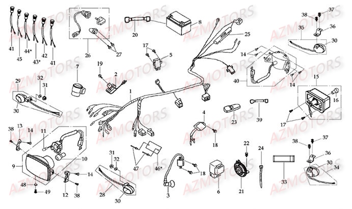 SYSTEME ELECTRIQUE AZMOTORS DL601