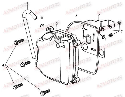 CACHE CULBUTEUR AZMOTORS DL603