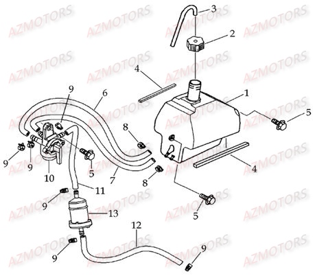RESERVOIR AZMOTORS DL603