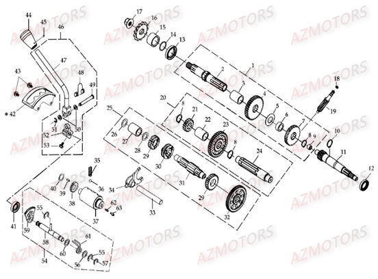 TRANSMISSION AZMOTORS DL603