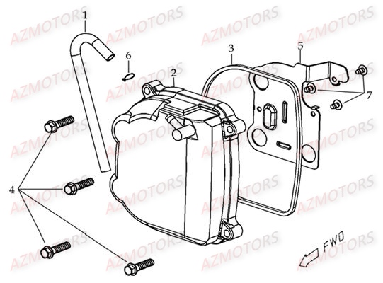 CACHE CULBUTEURS AZMOTORS DL604