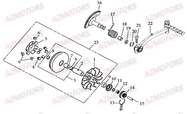 VARIATEUR AZMOTORS DL604
