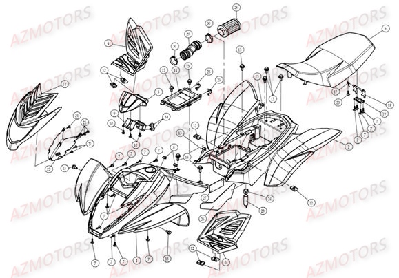 CARROSSERIE SELLE AZMOTORS DL801 AV2006