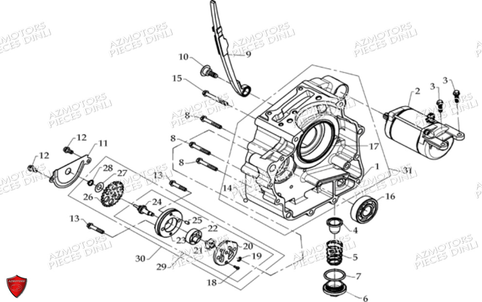 CARTER DROIT DINLI DL801 DMX350