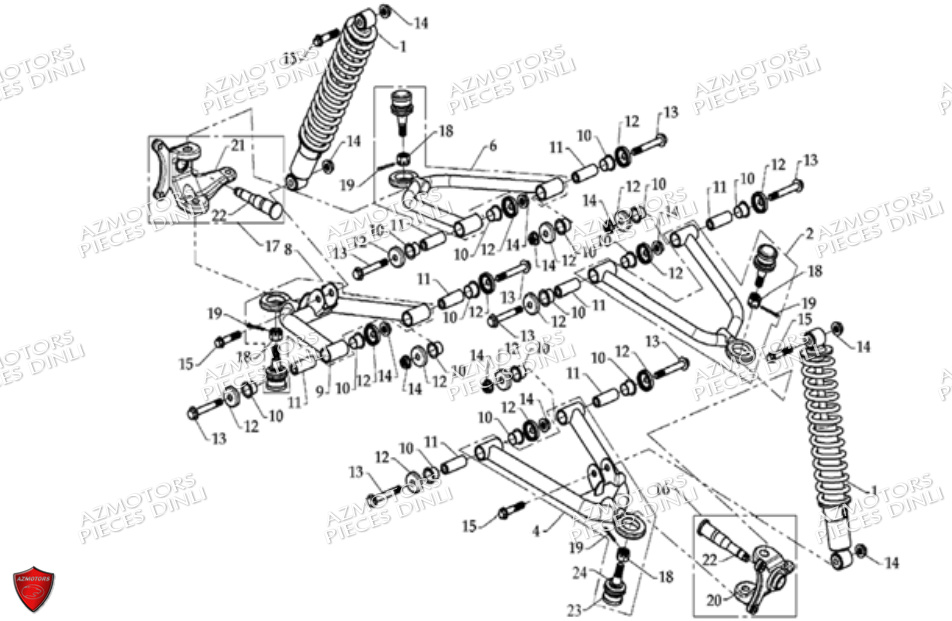 TRIANGLES-DE-DIRECTION pour DL801-DMX350