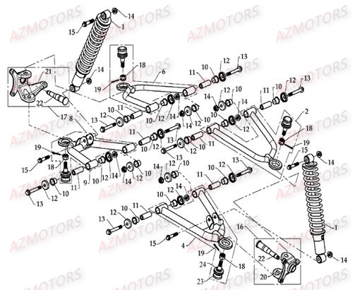TRIANGLES AZMOTORS DL801 DMX350