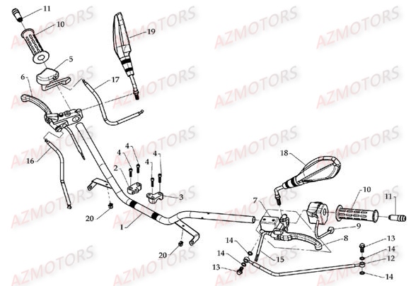 GUIDON AZMOTORS DL801 DMX360