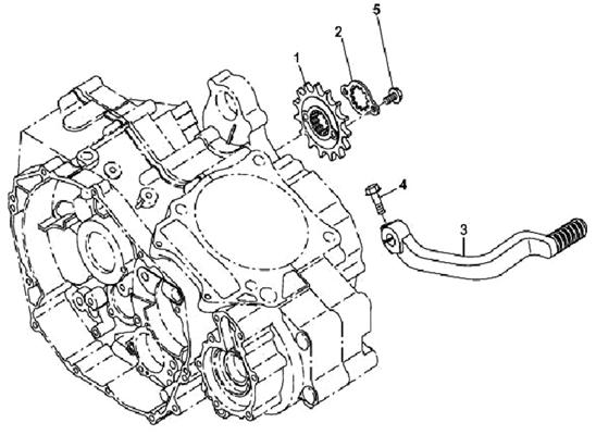 SELECTEUR DE VITESSE AZMOTORS DL901 DMX450