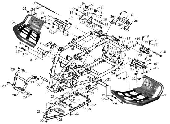 CHASSIS pour DL901-DMX460