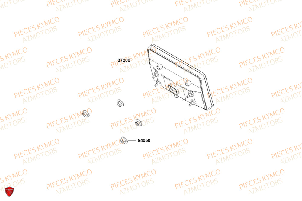 Compteur KYMCO Pièces Scooter DOWNTOWN GT 125i EURO 5+ (SK25HC)
