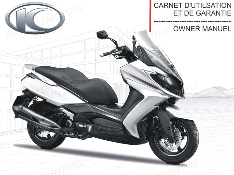Manuel Utilisateur KYMCO Pièces DOWNTOWN 125I ABS EXCLUSIVE EURO3 (SK25CE)