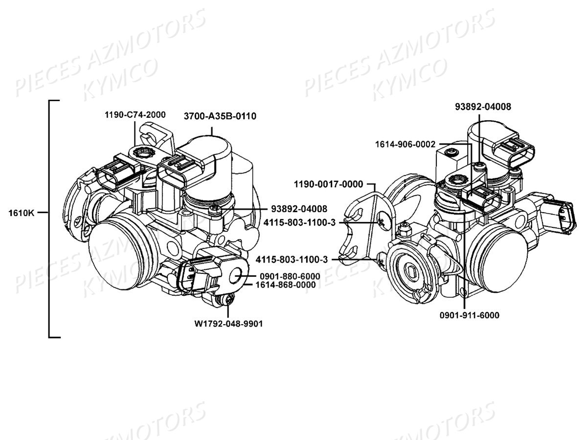 CARBURATION KYMCO DOWNTOWN 350I ABS