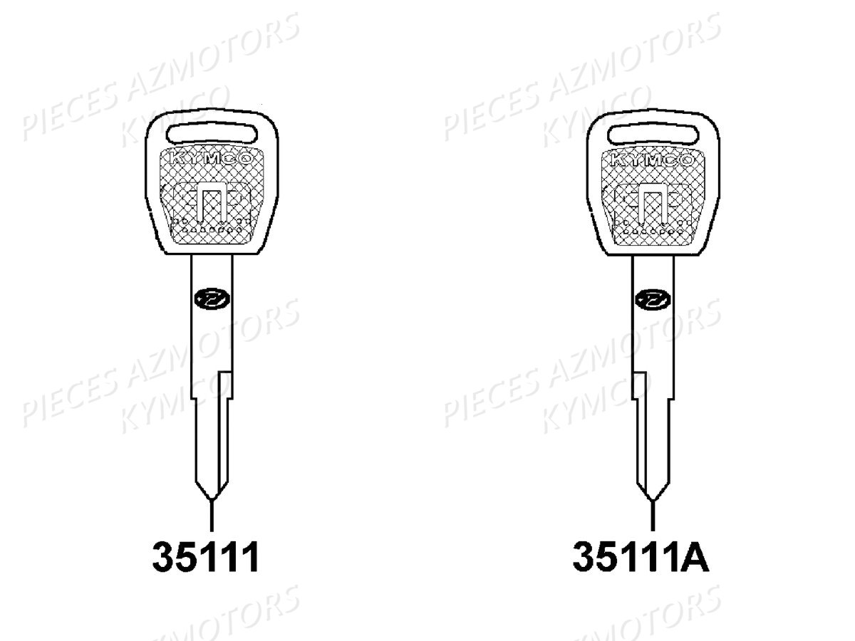 Master De Cle KYMCO Pièces DOWNTOWN 350I ABS EXCLUSIVE EURO4 (SK64GB)