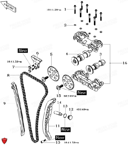 Distribution VOGE Pièces Voge 650 DSX