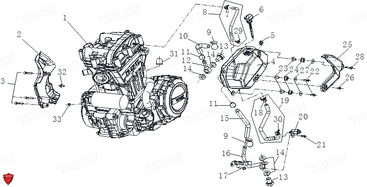 Moteur VOGE Pièces Voge 650 DSX