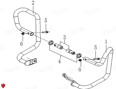 Protections Avant VOGE Pièces Voge 650 DSX