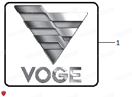 Stickers VOGE Pièces Voge 650 DSX