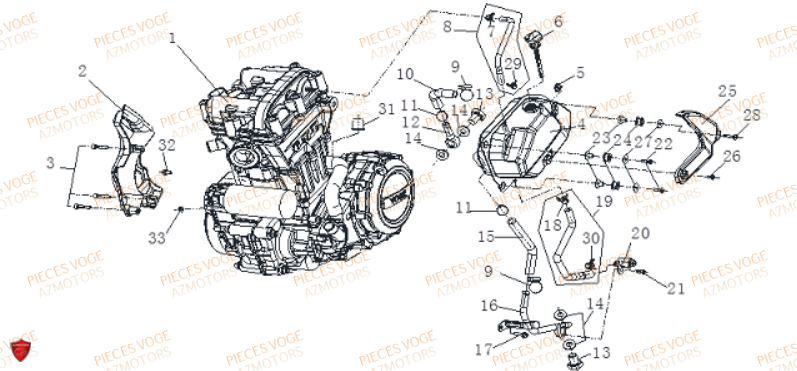 MOTEUR VOGE DS 650 EURO 5