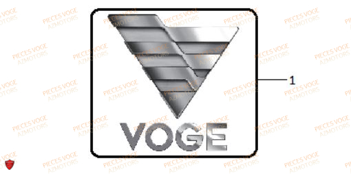 Stickers VOGE Pièces Voge 650 DS