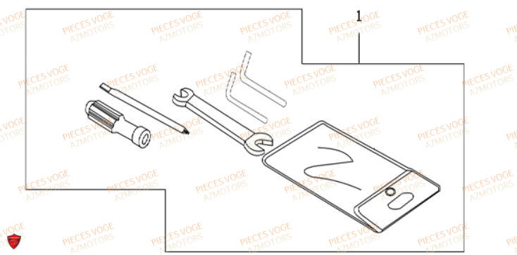 Trousse A Outils VOGE Pièces Voge 650 DS