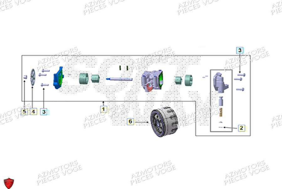 Pompe A Huile VOGE Pièces VOGE 900 DSX EURO5+