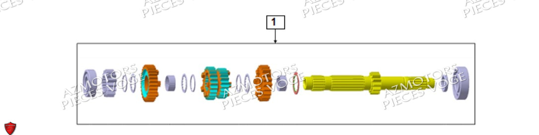 Arbre Primaire VOGE Pièces VOGE 900 DS/X EU V