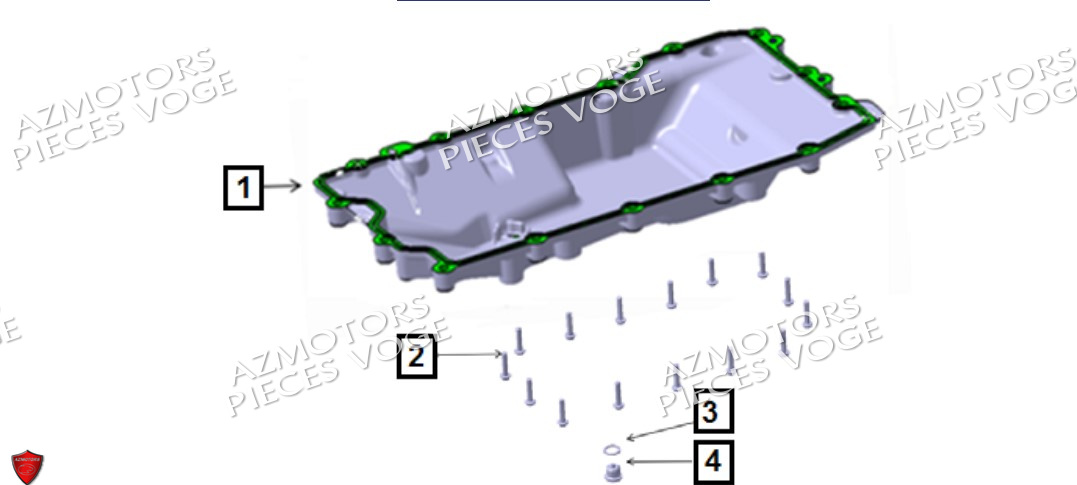 Carter D Huile VOGE Pièces VOGE 900 DS/X EU V