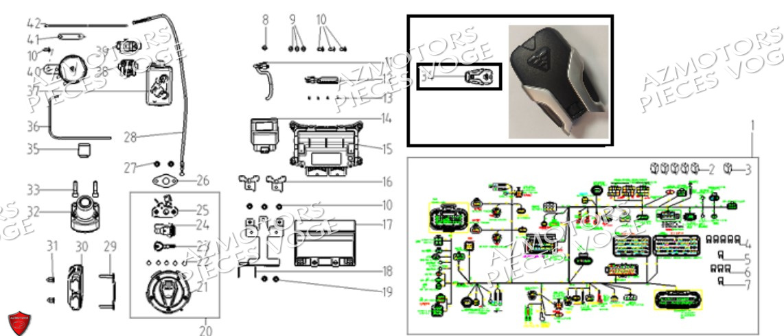 Electricite VOGE Pièces VOGE 900 DS/X EU V
