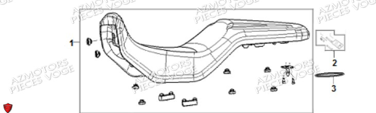 Selle VOGE Pièces VOGE 900 DS/X EU V