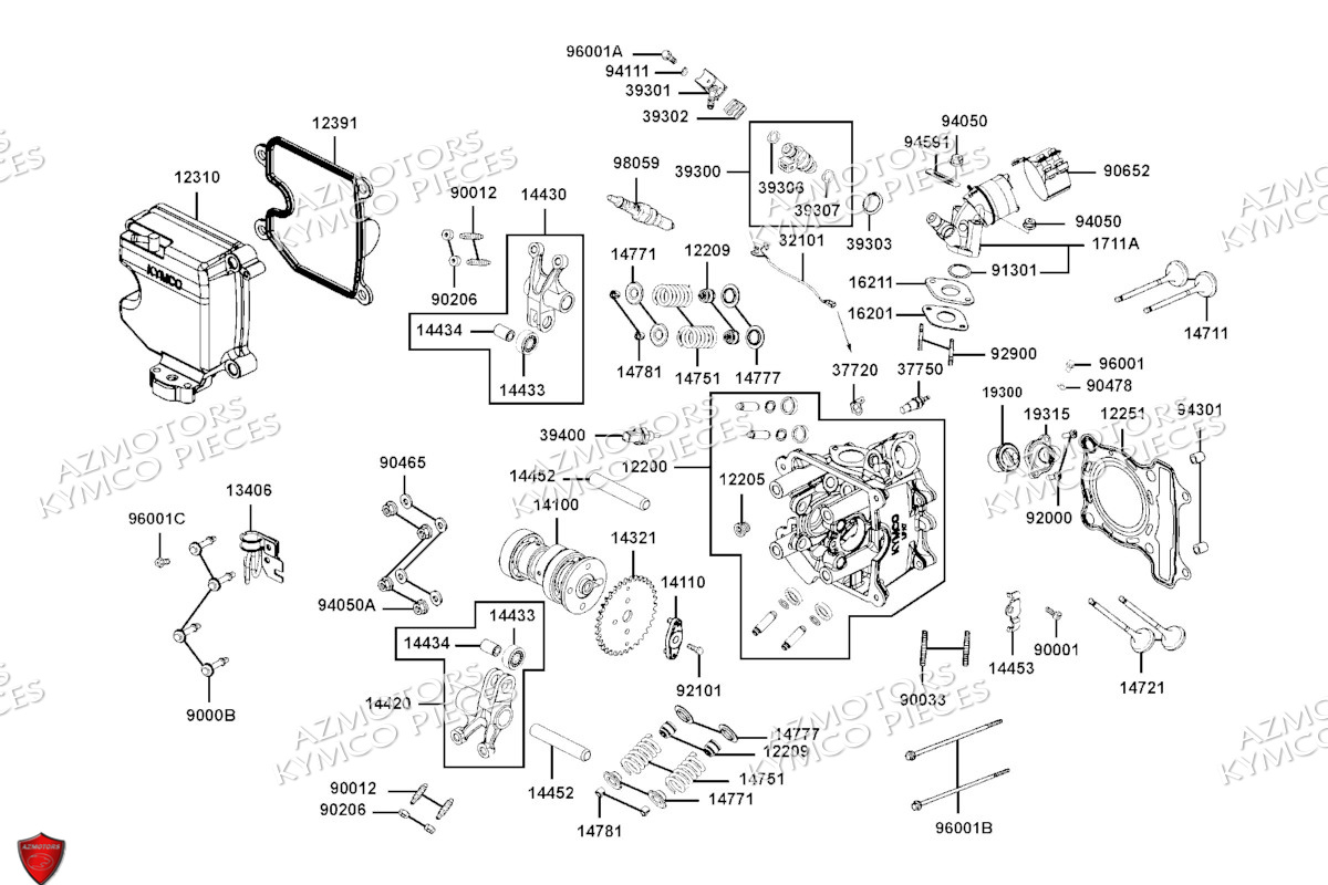 CULASSE pour DTX 125 ABS EURO5