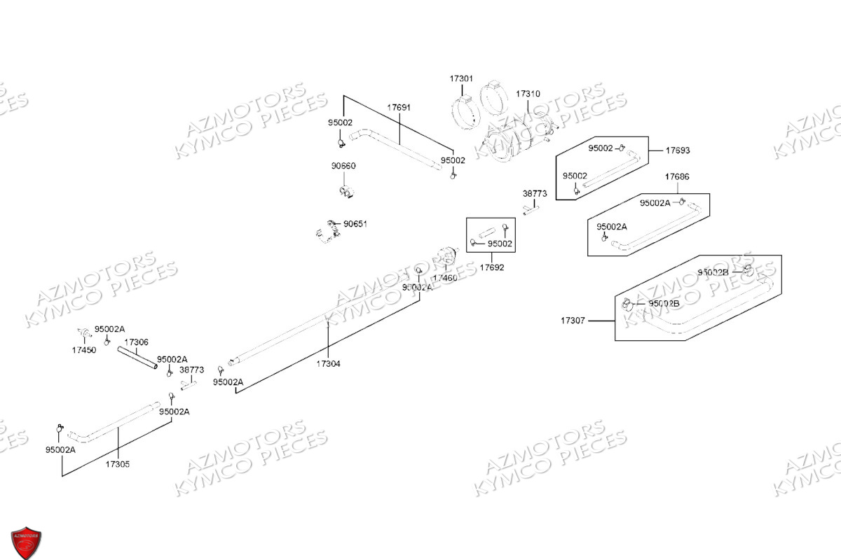 Reniflard KYMCO Pièces DTX 125I ABS EURO 5 (SK25SC)