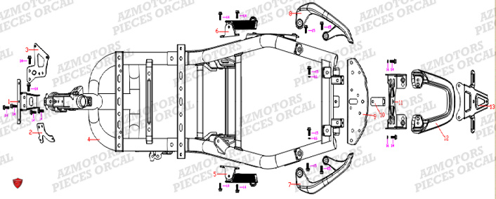 CADRE ORCAL E COOTER E2 CARGO 3KW