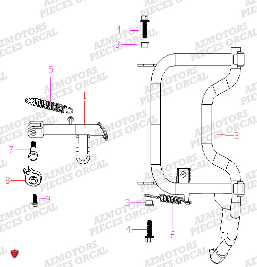 BEQUILLES ORCAL E COOTER E2 CARGO 4KW