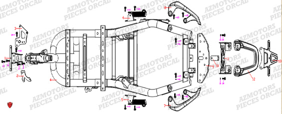 CADRE ORCAL E COOTER E2 MAX 4KW