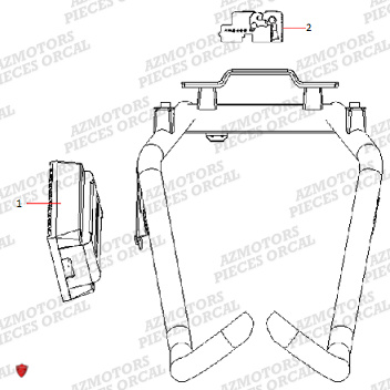 Electronique ORCAL Pieces Orcal scooter ECOOTER E2 MAX 4KW