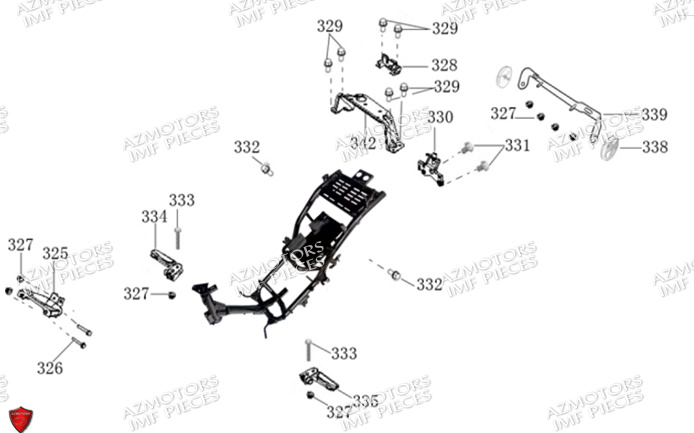 Chassis AZMOTORS PIECES E-NANA ELECTRIQUE
