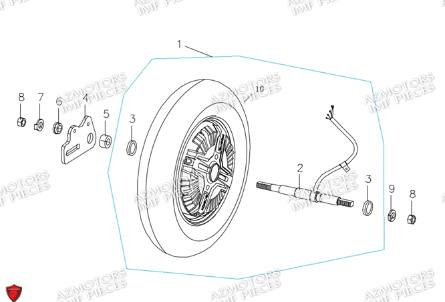 Moteur AZMOTORS PIECES E-NEWPACH ELECTRIQUE