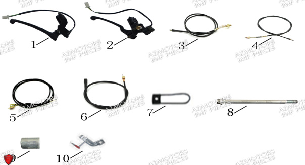 Systemes De Frein AZMOTORS PIECES E-TRANKILY 3 ROUES ELECTRIQUE