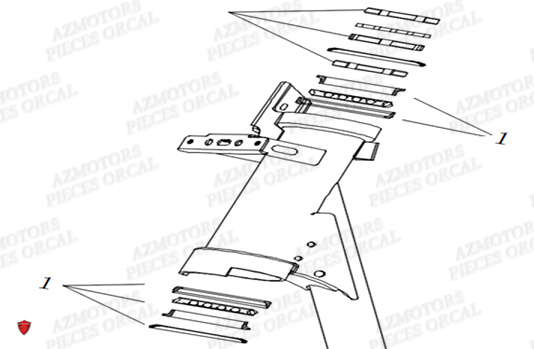 Roulements De Colonne ORCAL Pieces Orcal scooter ECOOTER E1 3KW
