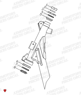 Roulements De Colonne ORCAL Pieces Orcal scooter ECOOTER E2 3KW